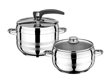 Manheim Practical 4 Pcs Pressure Cooker Set